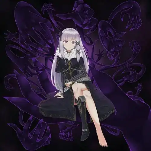 二次元动漫美图精选银发少女专题