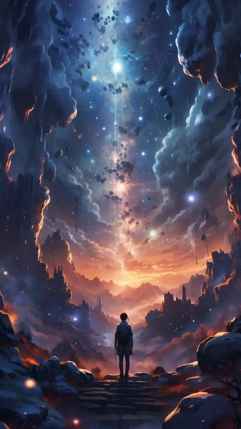 男生专属微信星空背景图90