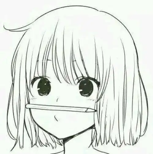 动漫简笔画呆萌女视频