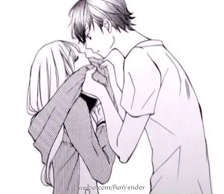 动漫双人情侣头像亲吻情侣图 满意请采纳一下吧求情侣头像