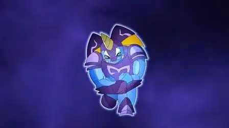 晶码战士03:大家期待的独角兽高级进化,飞天骑士神兽