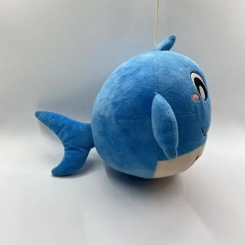 厂家生产 鲨鱼宝宝毛绒公仔 短毛绒沙发摆饰 毛绒公仔