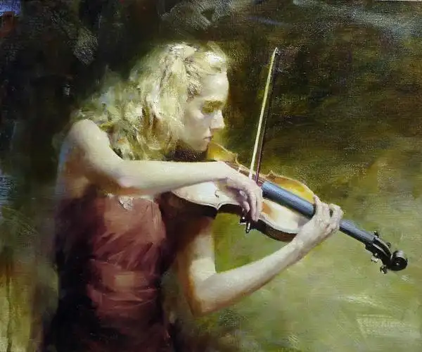 十四行诗 liunaipeng刘乃鹏 - 音乐会油画