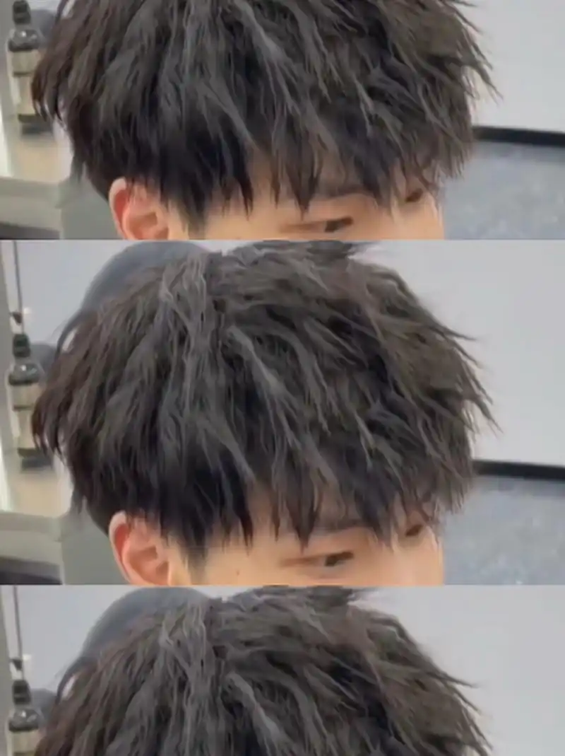 男生百搭发型 束状摩根烫 不挑脸型百搭发型 碎盖烫烫型不烫卷的发型