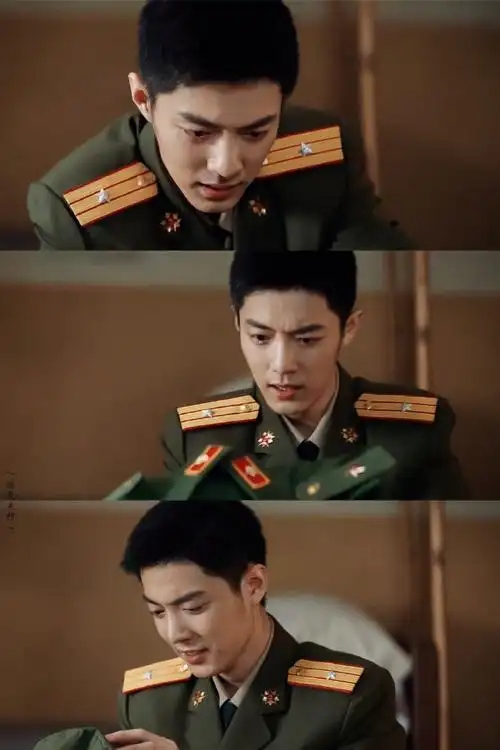 肖战把军装焊在身上吧