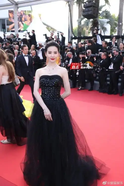刘诗诗戛纳红毯##刘诗诗东方美貌