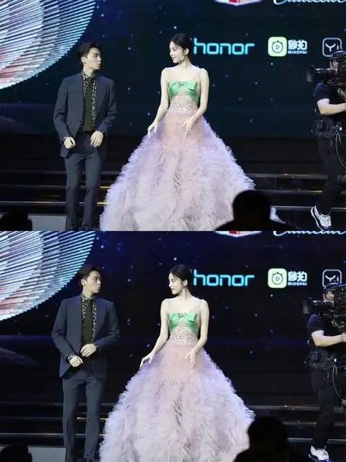 李易峰绅士未遂后和古力娜扎比高皮一下很开心网友娜扎一脸懵