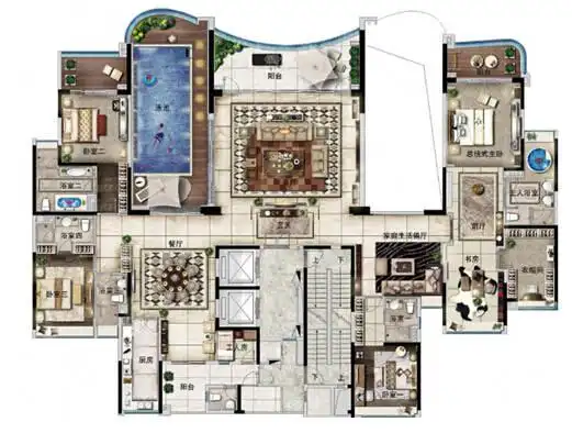 一套大平层是如何"完胜"别墅的