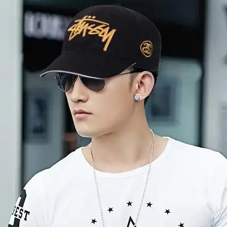 帽子男棒球帽春夏季青年鸭舌帽男潮街头韩版帽子男休闲遮阳帽防