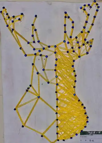 西宁城市职业技术学院教育系---19学前5班绕线造型作品展