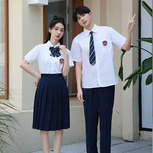 毕业班服套装合唱诗歌朗诵比赛演出服校服英伦学院风高中初中学生