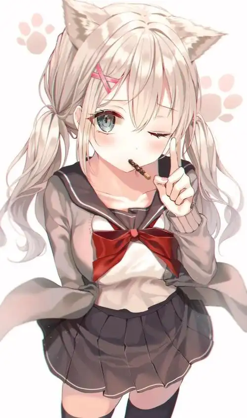 画师milky作品欣赏楚楚动人的美少女人物插画