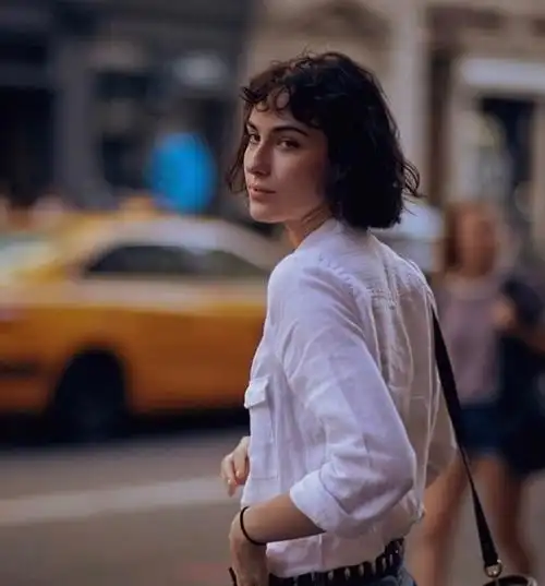 法式波波头短发 慵懒随性美到惊艳_波波发型 - 美发站