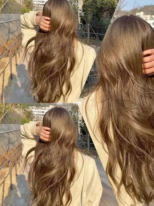 夏天染这个奶茶青棕色～不要太绝的成都染发