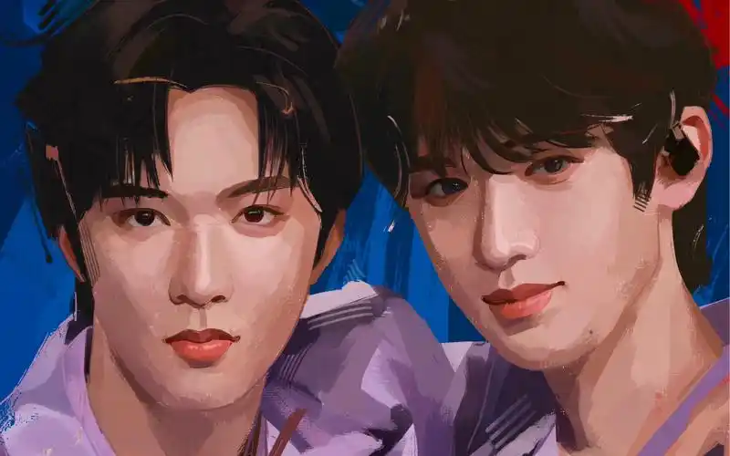 【手绘/文轩】烟花升停在星夜