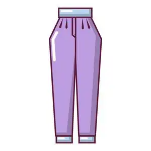 裤子图标, 卡通风格照片