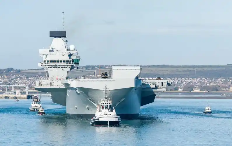 英"伊丽莎白女王"号航母,临行前发现故障,将缺席北约最大军演
