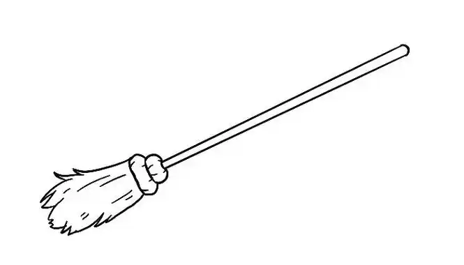 扫帚简笔画简单 扫帚简笔画简单画法-锦跋艺考网