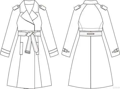 刚毕业时画的款式图-服装画/服装设计手稿 - 穿针引线服装论坛