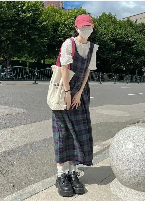 青少女时尚女装初中生高中生大学生夏季小个子少女穿搭俏皮活泼上衣