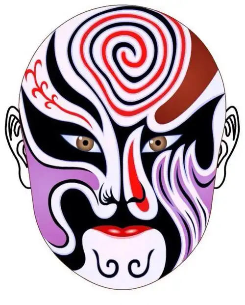 戏曲京剧人物脸谱一