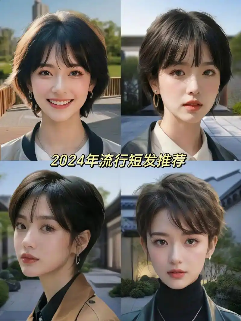 姐妹们,适合30岁以上女性挂耳短发来喽!清新减龄的挂耳短发超级温柔