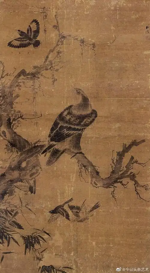 在明代院体画中独树一帜,对后世画坛,包括宫廷画家,职业画家,文