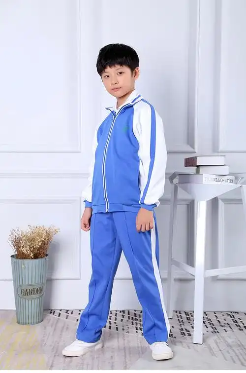 深圳校服小学生冬装统一冬季男女外套长裤纯棉有绳不起球运动装 小学