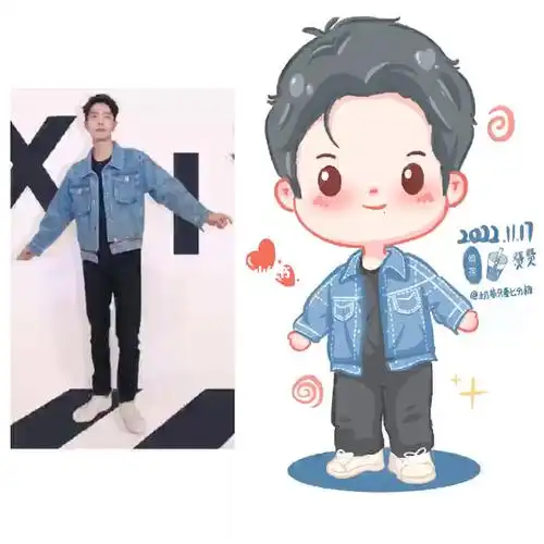 笔记灵感  #q版  #肖战  #简笔画