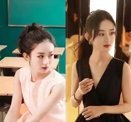 看到赵丽颖早年的照片,不禁让人感叹,那些没有经过整容的女明星真的