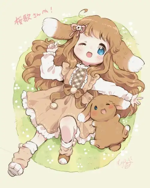 q版动漫:超级可爱,喜欢我请扣1 不喜欢请扣眼珠子