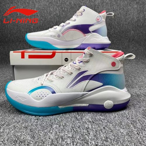 李宁驭帅15代篮球鞋男鞋2021款减震实战运动鞋高帮比赛鞋abar043