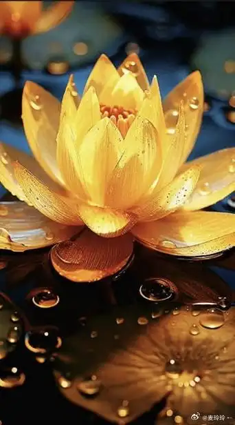 遇到金色莲花,说明缘分,赶快点赞转发!接下来您将好运连连 ,幸福安康!