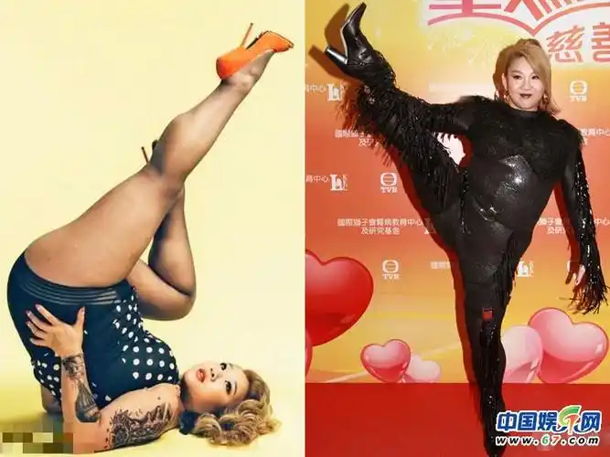 女星超120斤惊艳岁月:李湘红裙宽似一扇门