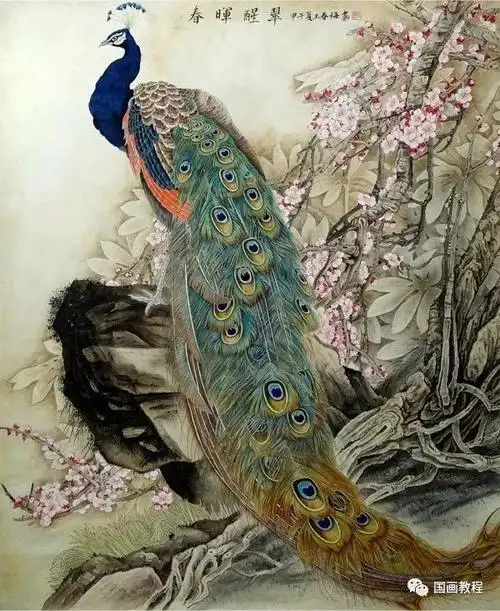 美轮美奂工笔孔雀专辑