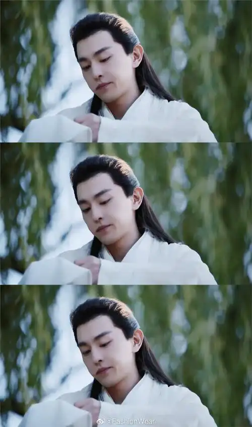 邓伦白衣古装##邓伦为二胖报仇