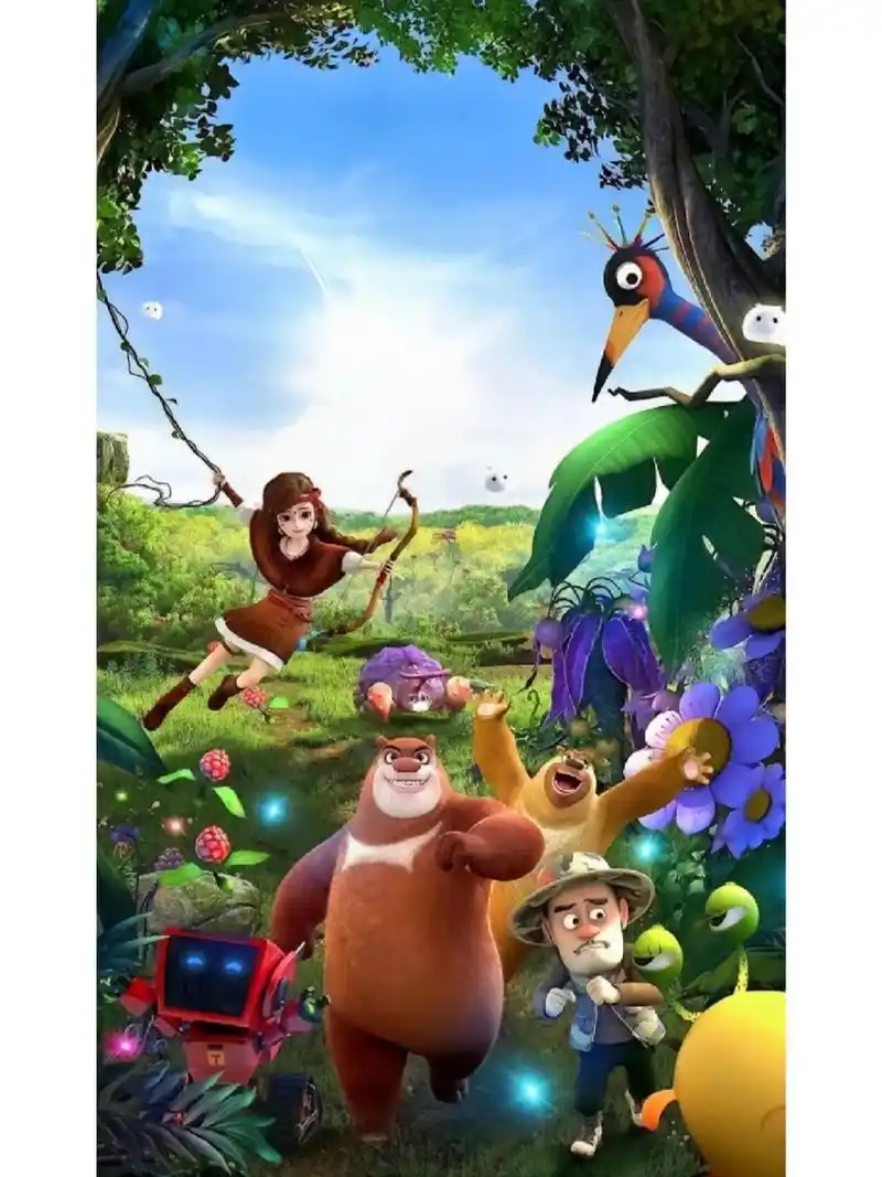 熊出没动画片里的背景图 每次看熊大熊二动画片都会被里面的背景风景