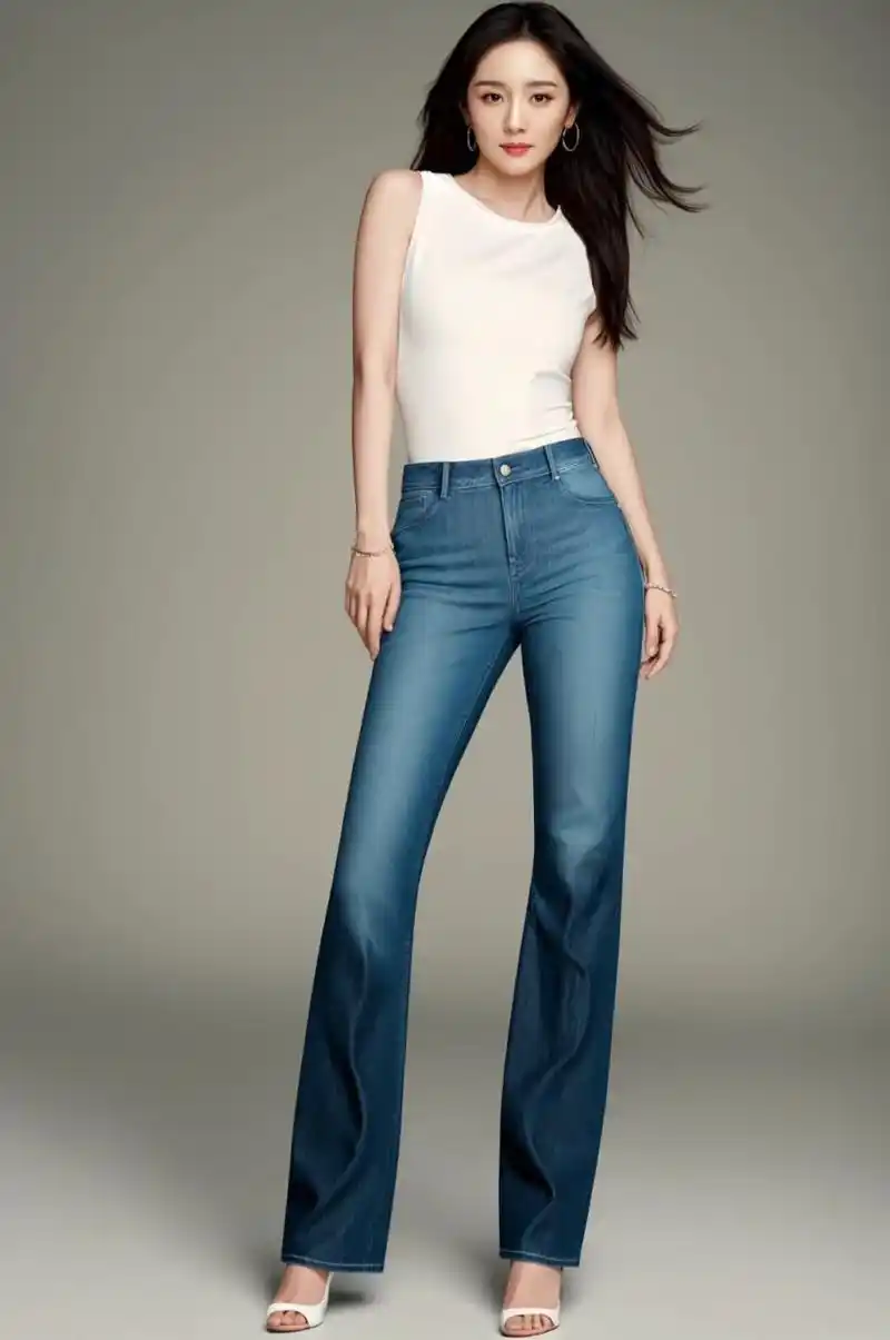 杨幂代言calzedonia与stuart weitzman,展现优美腿部线条  杨幂作为