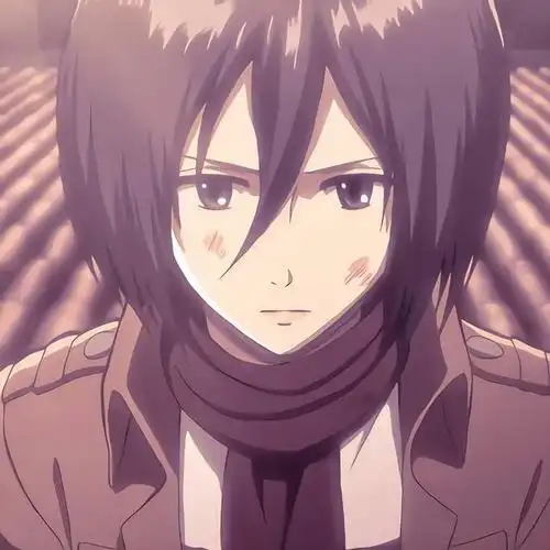 进击的巨人>三笠阿克曼,动漫头像壁纸自剪无水印分享