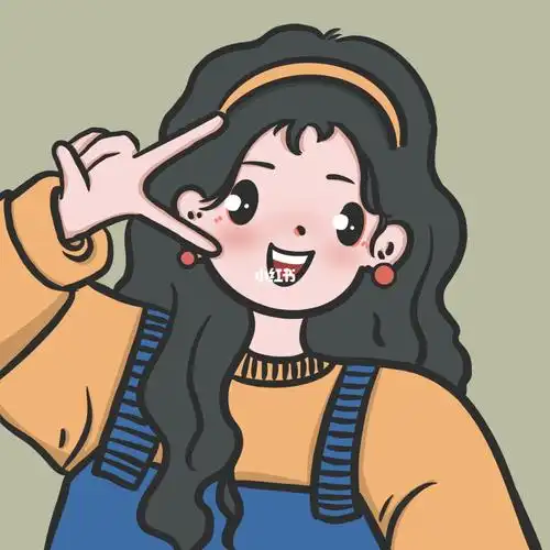 插画头像比耶70