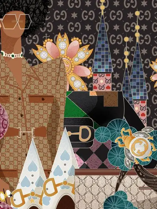 举报95分享原创作品插画商业插画时尚插画宣传海报插画gucci人物插画