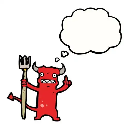 调皮的小淘气鬼,矢量, 卡通调皮的小白色背景上的小鬼