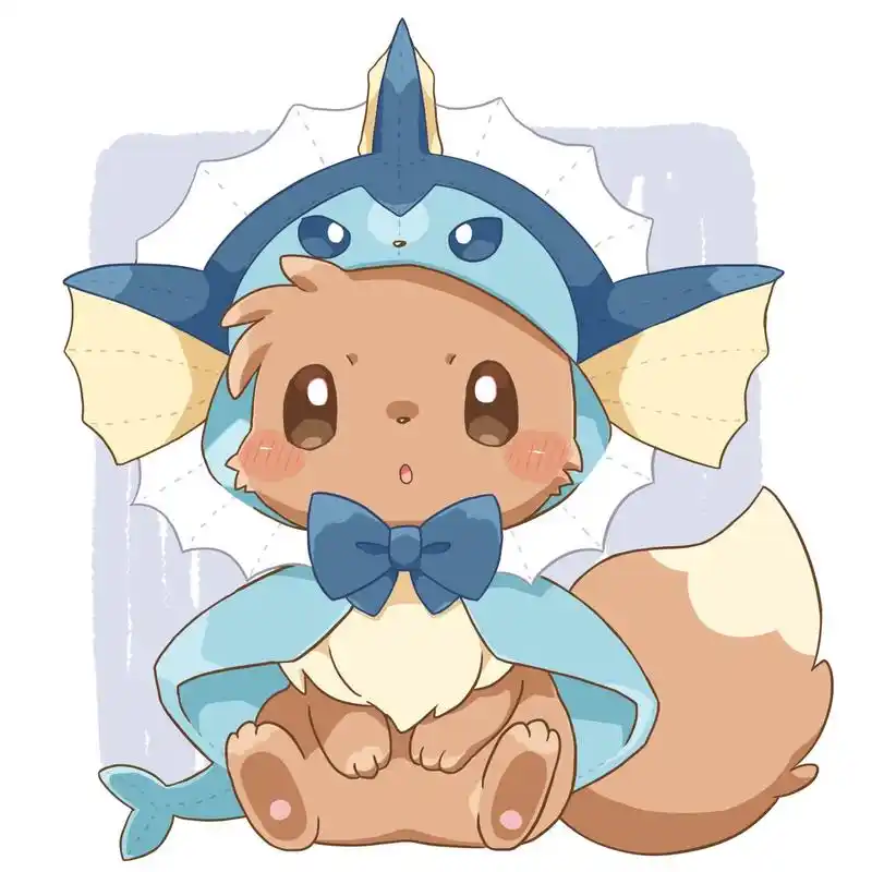 水火雷伊布进化雨披 进化雨披喜欢的宝贝多吗～多的话继续更新