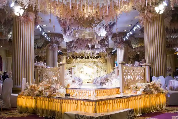 豪华的婚礼现场