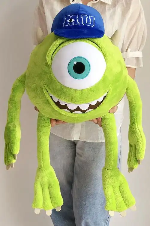 苏利文蓝毛怪 怪兽大学公仔蓝毛怪苏利文玩偶大眼仔毛绒玩具怪物电力