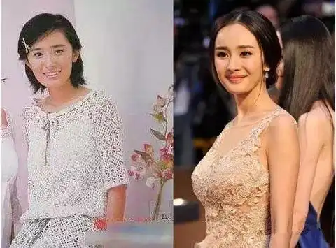 相比刚出道时的一副受气媳妇样儿,当家花旦杨幂现在可谓是满脸风光