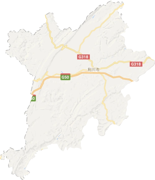 利川市高清电子地图,利川市高清谷歌电子地图