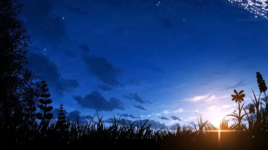 二次元舒适的电脑桌面壁纸