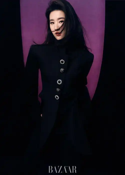 时尚芭莎四月刊##双面刘亦菲芭莎封面大片