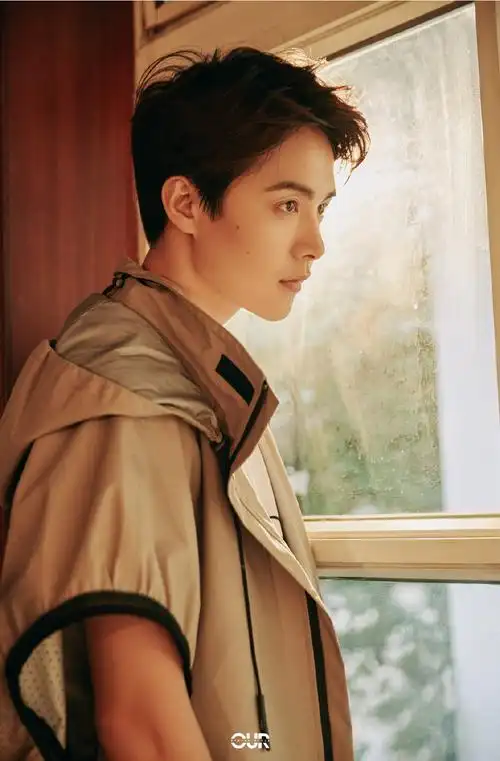 马天宇印花背心气质写真图片16